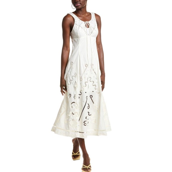 Joie Clodagh Dress in Ivory. - Picture 1 of 7